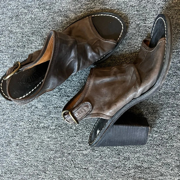 Fiorentini + Baker Leather Slingback Mules, size 40 - Picture 2 of 7
